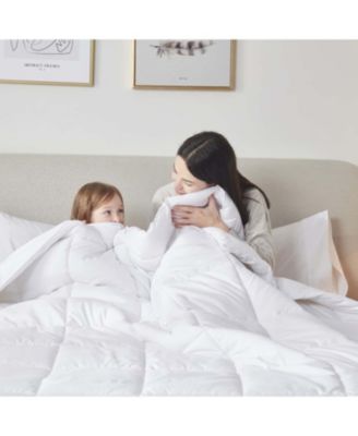 Premium Quilted All Season Goose Down Alternative Comforter with Corner Tabs - Full 82"X86"