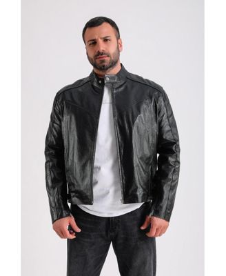 Men's Leather Jacket, Black