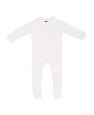 Baby Boys Zippered Footie in Cloud, 0-3 Months