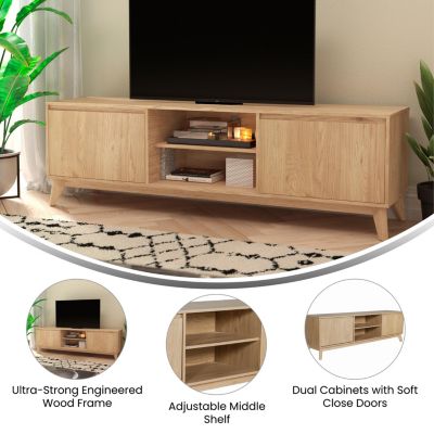 Blakely Durable Engineered Wood Mid-Century Modern Tv Stand