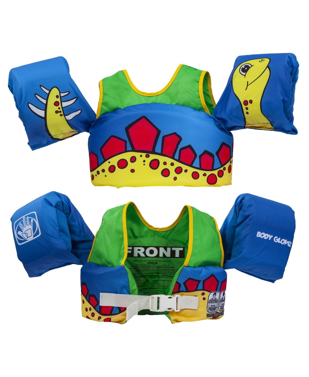 Body Glove Paddle Pals Life Jacket - Uscg Approved Kids Swim Vest