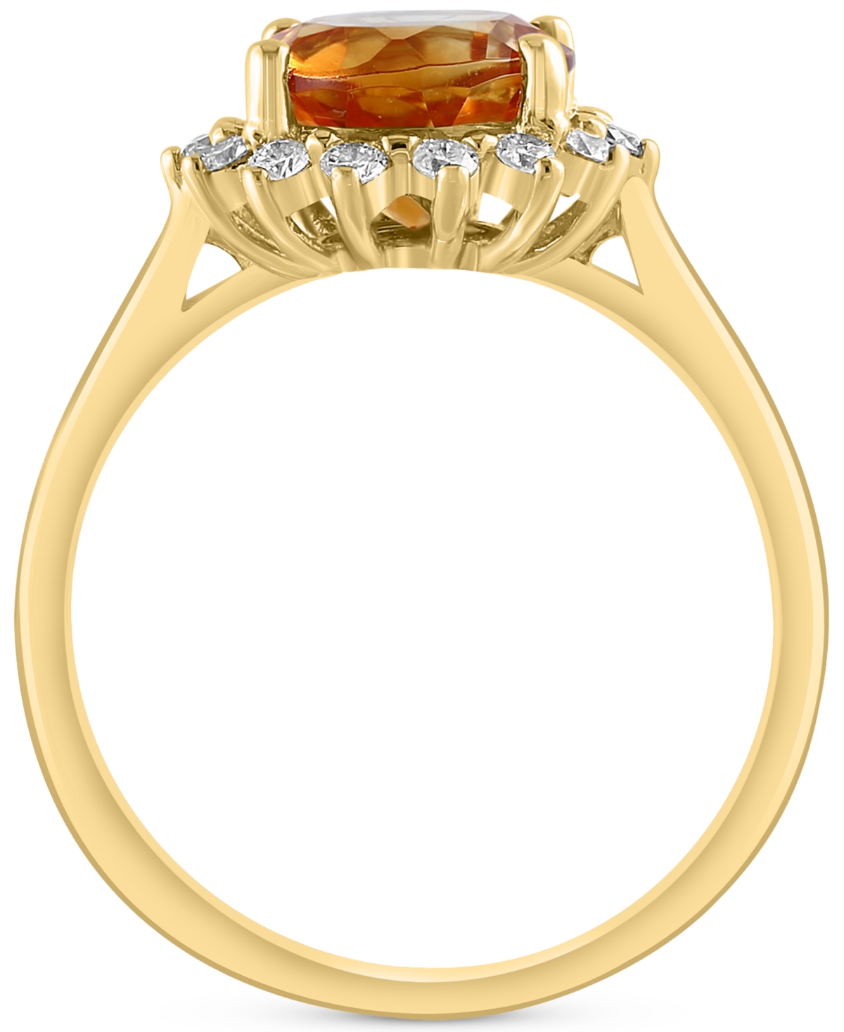 Effy Amethyst (1-7/8 ct. t.w.) & Diamond (1/5 ct. t.w.) Ring in 14k Rose Gold (Also in Blue Topaz & - Citrine