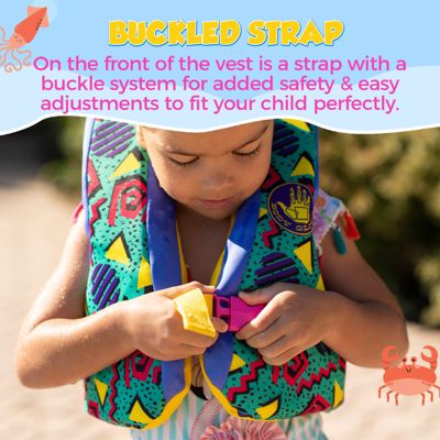 Paddle Pals Splash Child Swim Vest, Toddler Floatie - PFD Life Jacket for Kids