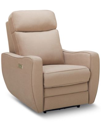 Garso Fabric Wallhugger Power Recliner with Power Headrest and Power Lumbar, Created for Macy's