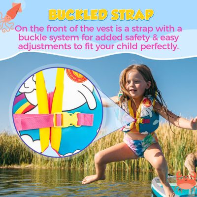 Paddle Pals Splash Child Swim Vest, Toddler Floatie - PFD Life Jacket for Kids