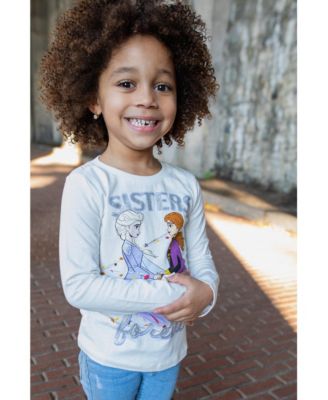 Disney Princess Anna Elsa Girls 3 Pack T-Shirts Toddler| Child
