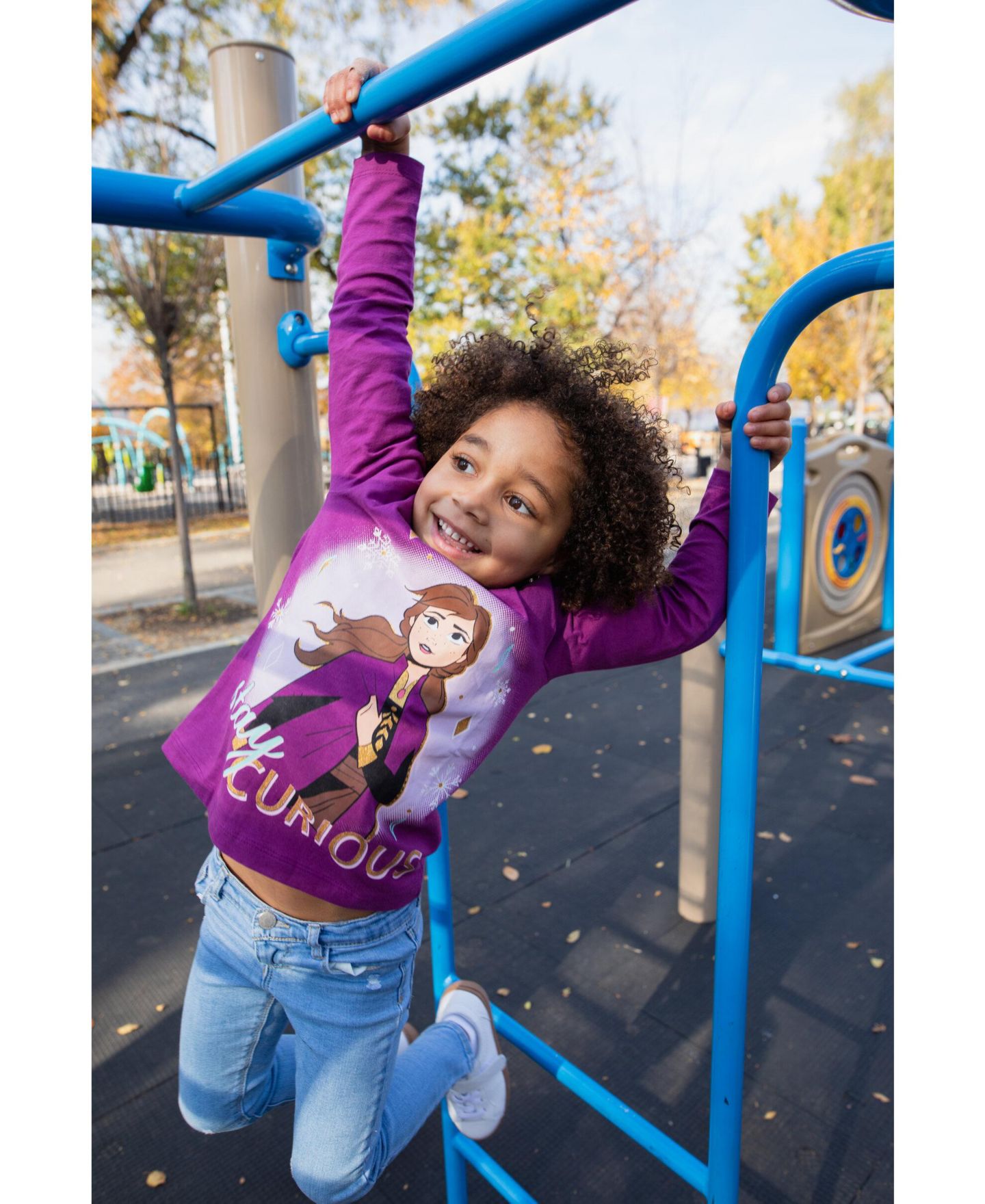 Детские футболки Frozen Disney Princess Anna Elsa Girls 3 Pack T-Shirts Toddler Child, цвет: Синий / Фиолетовый — фото 6