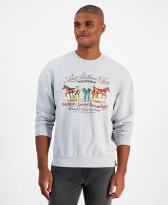 Levi's - Men's Relaxed Fit Vintage-Style Graphic Sweatshirt