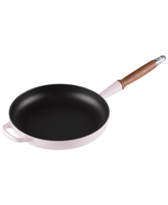 Enameled Cast Iron Alpine Wood Handle 2.25-Qt. Fry Pan