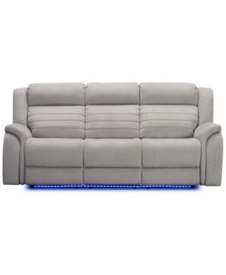 86" Power Fabric Reclining Sofa