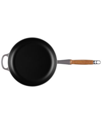 Enameled Cast Iron Alpine Wood Handle 2.25-Qt. Fry Pan