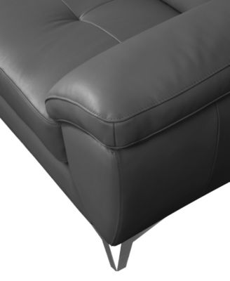 44" Top Grain Leather Chair