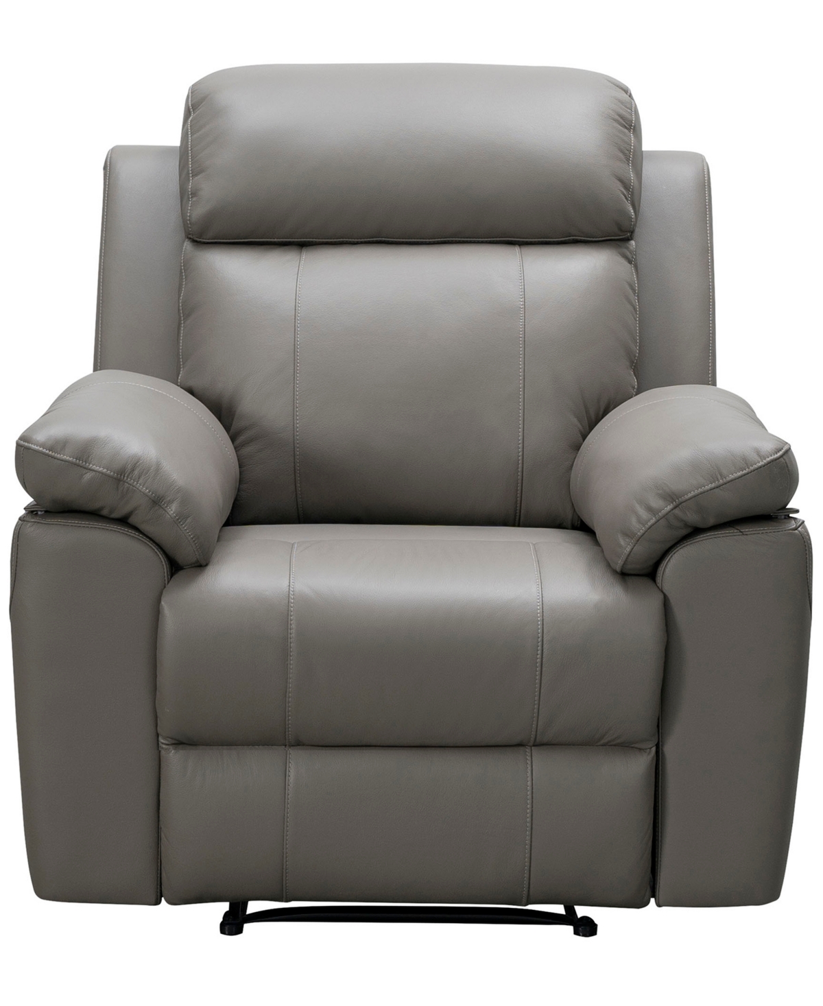 ABBYSON LIVING 39" LEATHER MANUAL RECLINER 