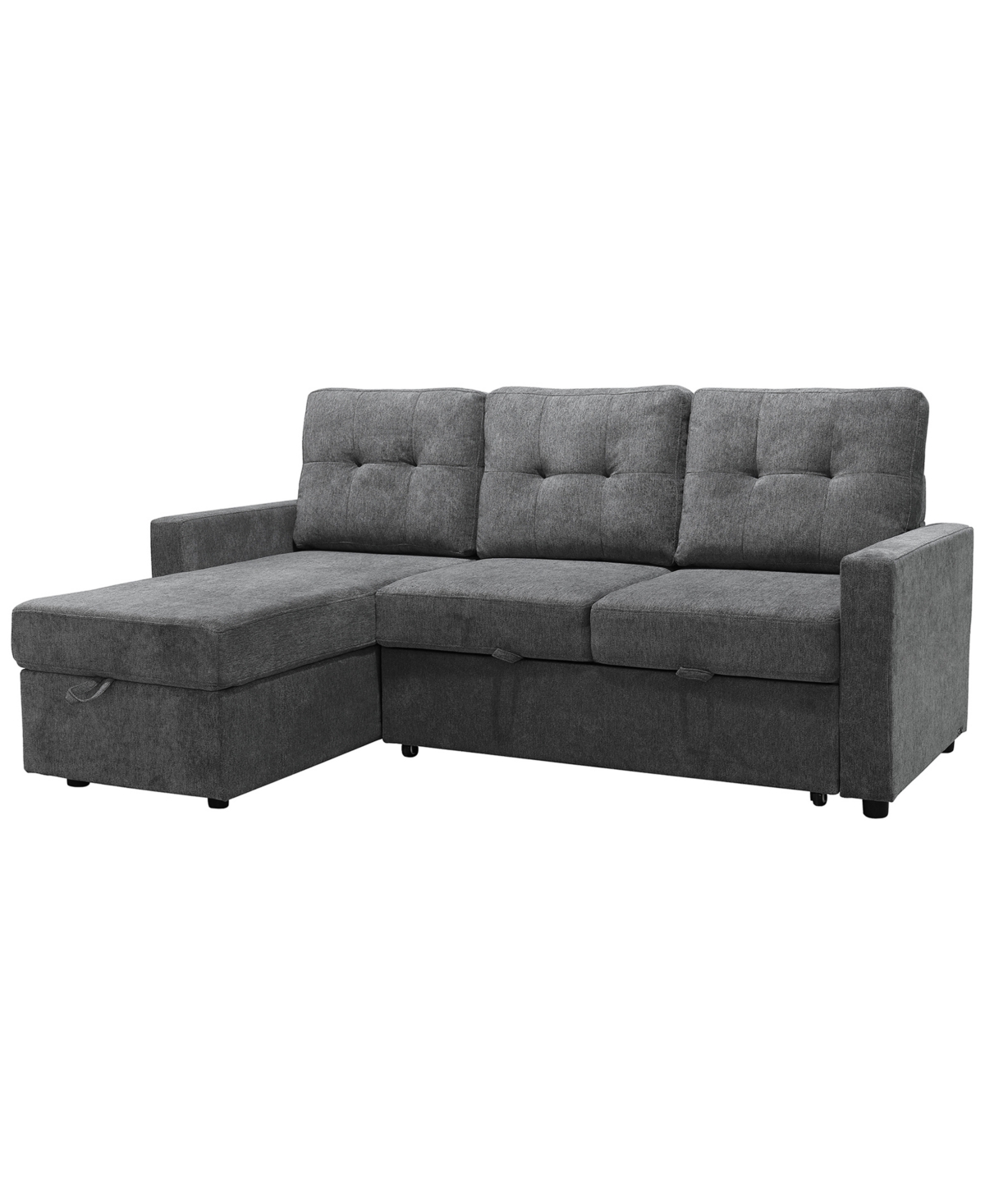 ABBYSON LIVING 83" FABRIC STORAGE SOFA BED 