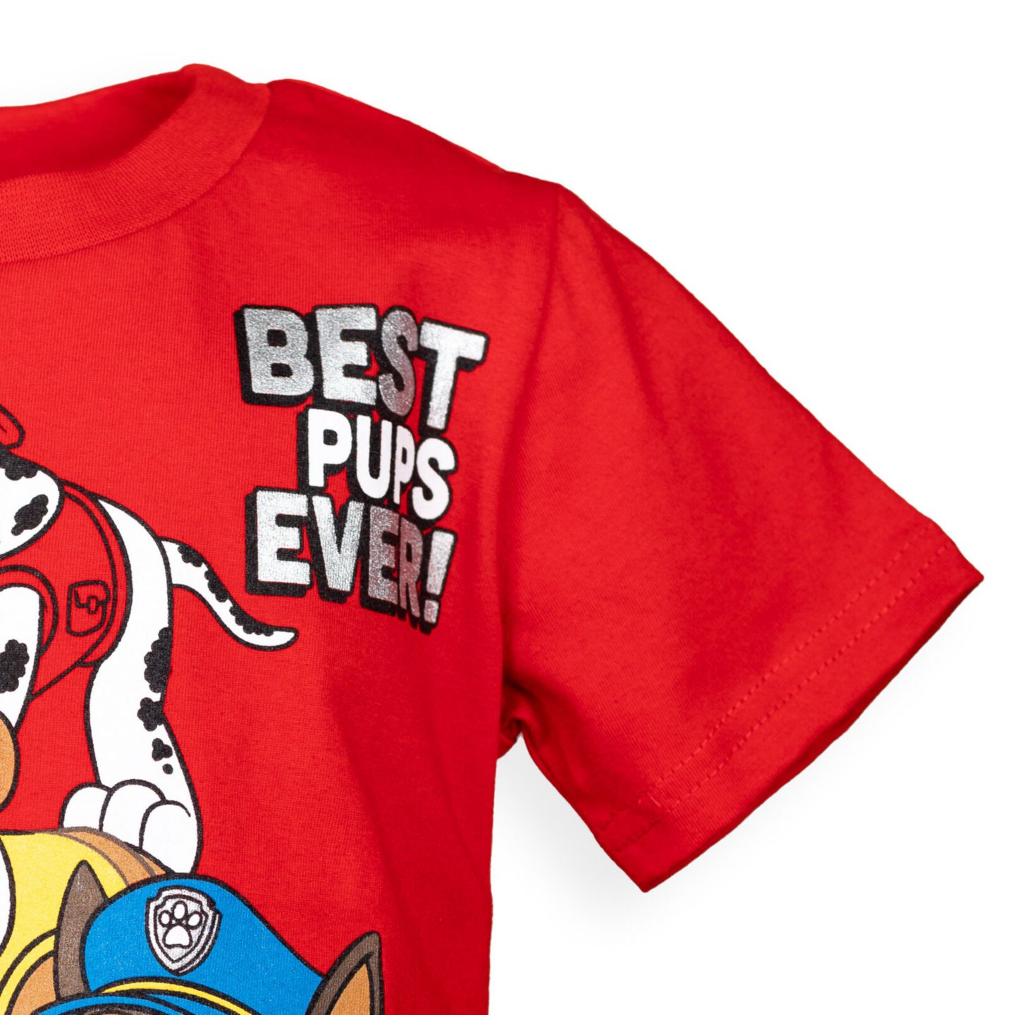 Футболки Paw Patrol Nickelodeon 4-Pack Short Sleeve T-Shirts для мальчиков-малышей, цвет: Красный оранжевый жёлтый — фото 4