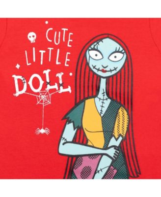 Toddler Girls Disney Jack Skellington Sally 3 Pack T-Shirt