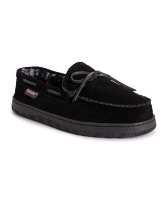 Men's Paul Printed Berber Suede Moccasin Slippers