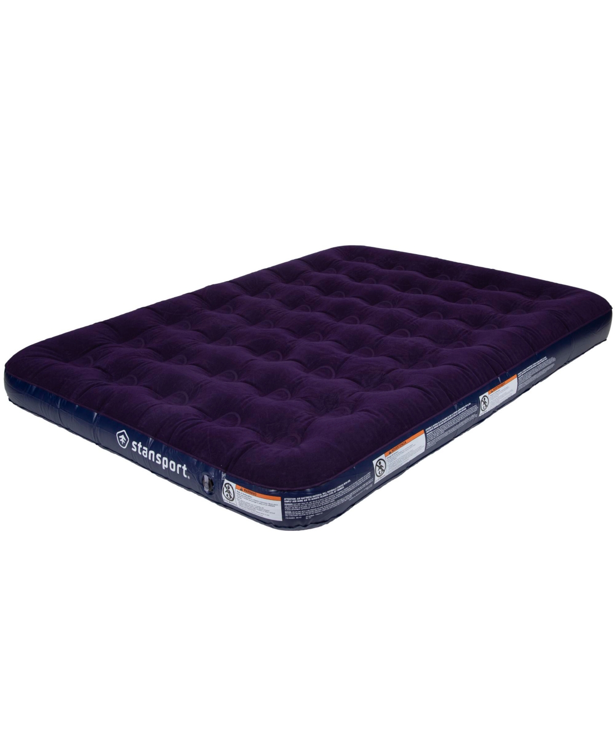 Deluxe Air Bed Full - Blue base.