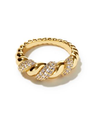 ana luisa◆キラキラ光るロープピアス＊ROPE PAVE＊PARIS PAVE Twisted Hoop Earrings - Paris Pave | Ana Luisa | Online