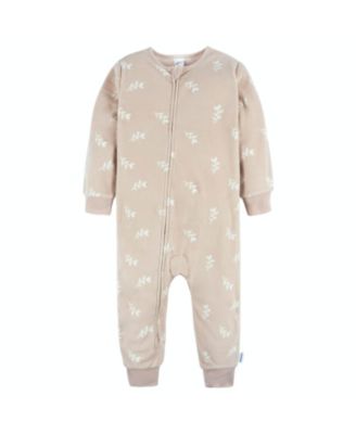 Baby Girls Baby Baby Footless Fleece Pajamas, 3-Pack