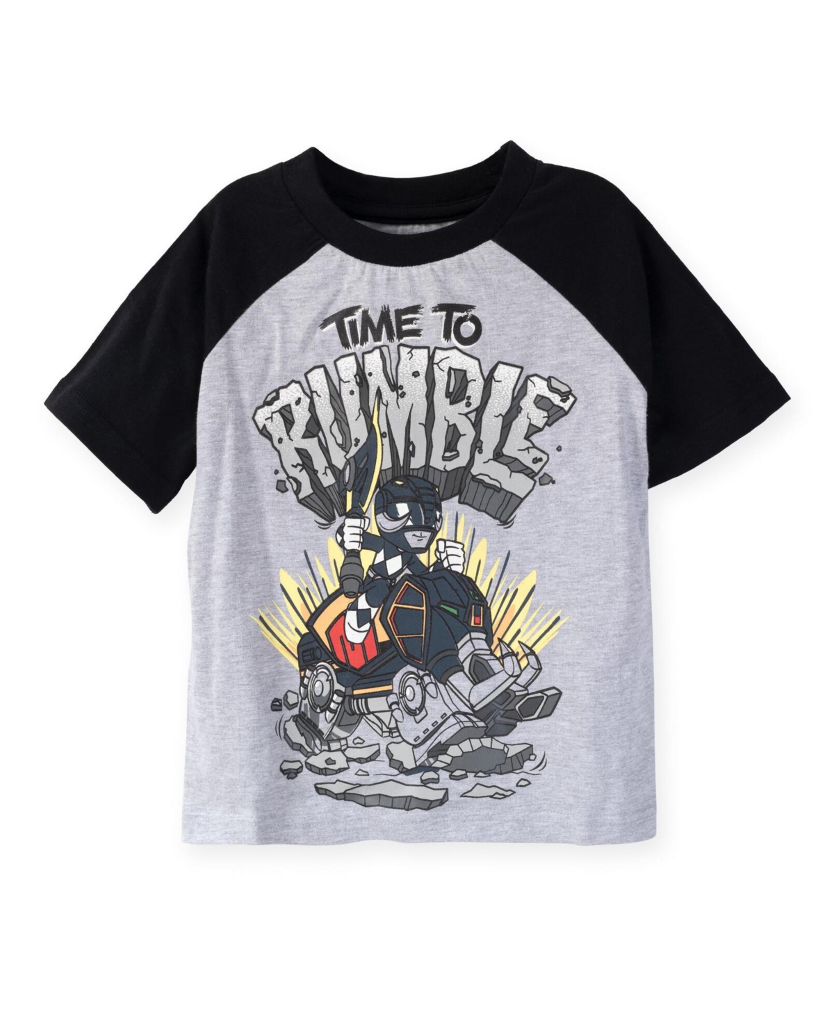 Power Rangers Toddler Boys 3 Pack Graphic T-Shirt -blue/gray