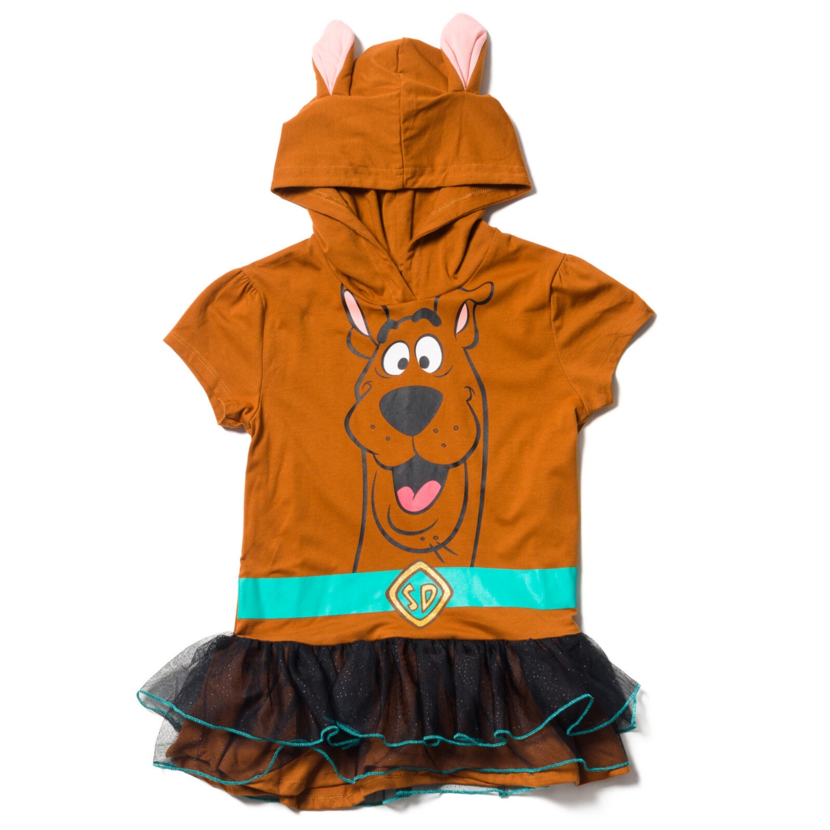 Scooby-Doo Scooby Doo Girls Cosplay T-Shirt Dress and Leggings Outfit Set Toddler to Big Kid