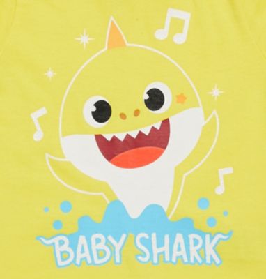 Toddler Girls Pinkfong Shark 3 Pack T-Shirts