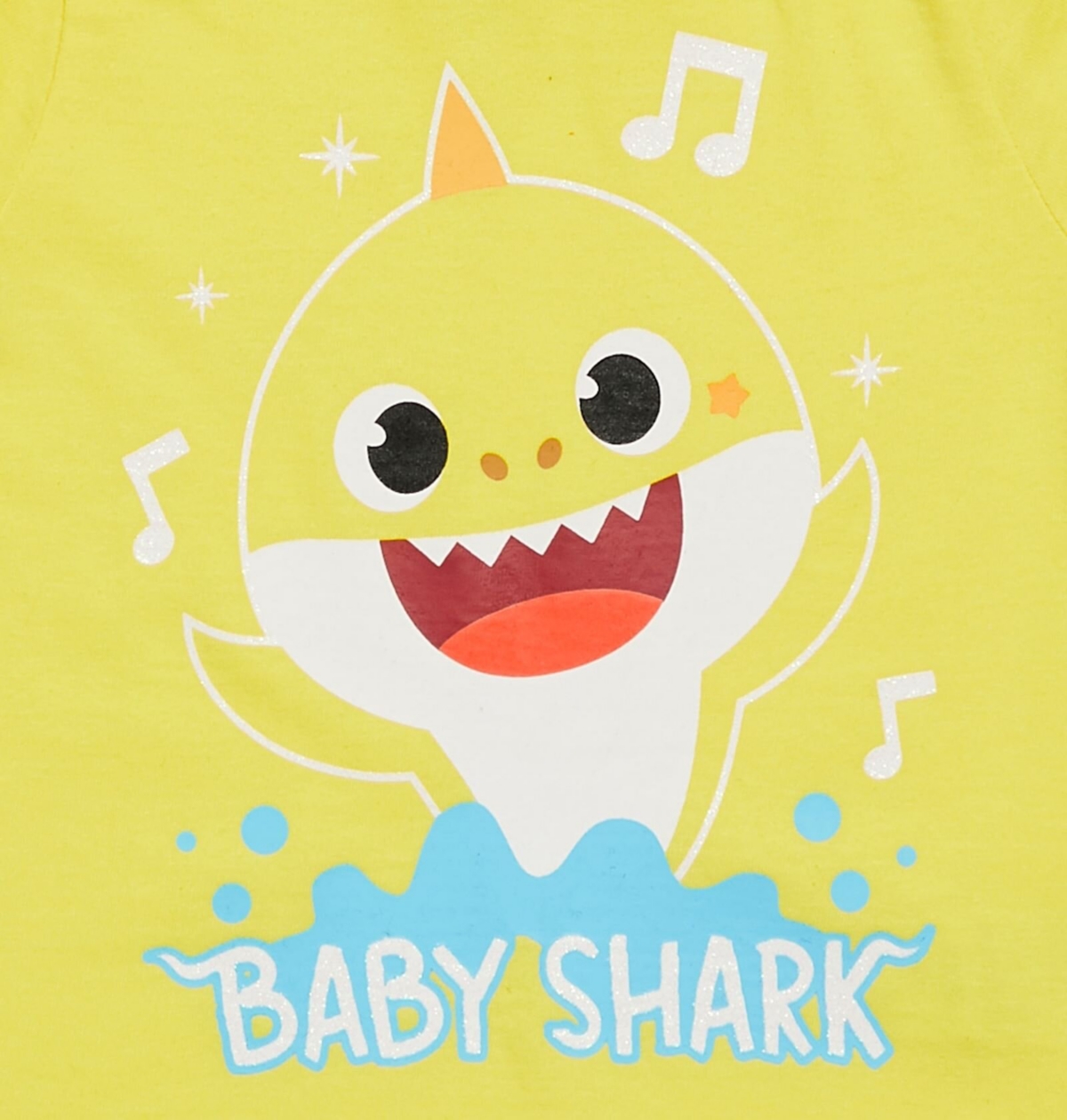 Pinkfong Toddler Girls Baby Shark [SizeRangeDescription1] 3 Pack Graphic T-Shirts [SizeDescription1] -/ yellow/ blue