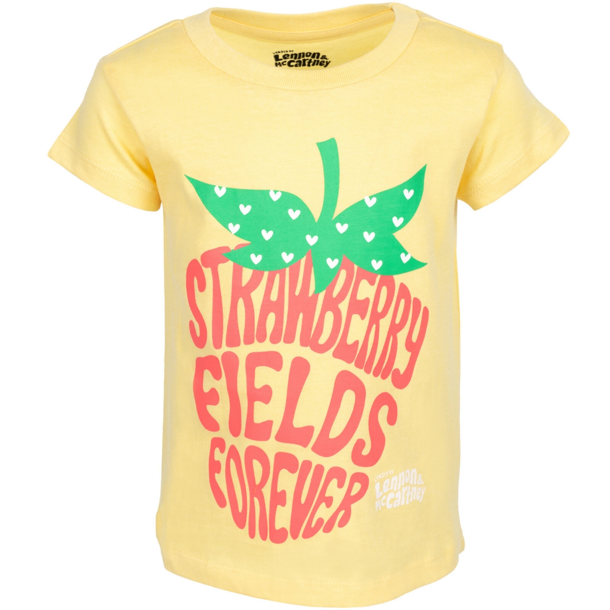 Lyrics by Lennon and McCartney Toddler Girls 3 Pack Graphic T-Shirts to -/ blue / yellow
