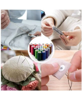 Sewing Kit with Notions Scissor Thread for Travel and Emergency