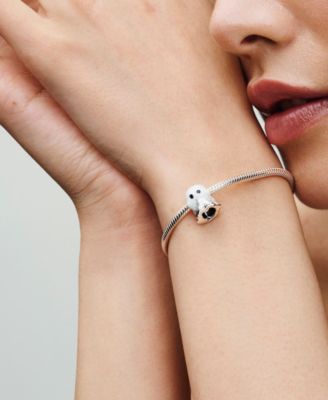 Sterling Silver Glow-in-the-dark Boo Ghost Charm