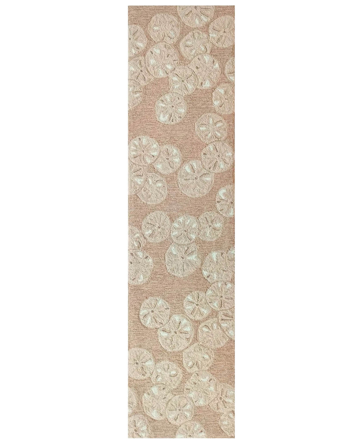 Liora Manne Capri Sea Biscuit 2'x8' Runner Area Rug In Camel