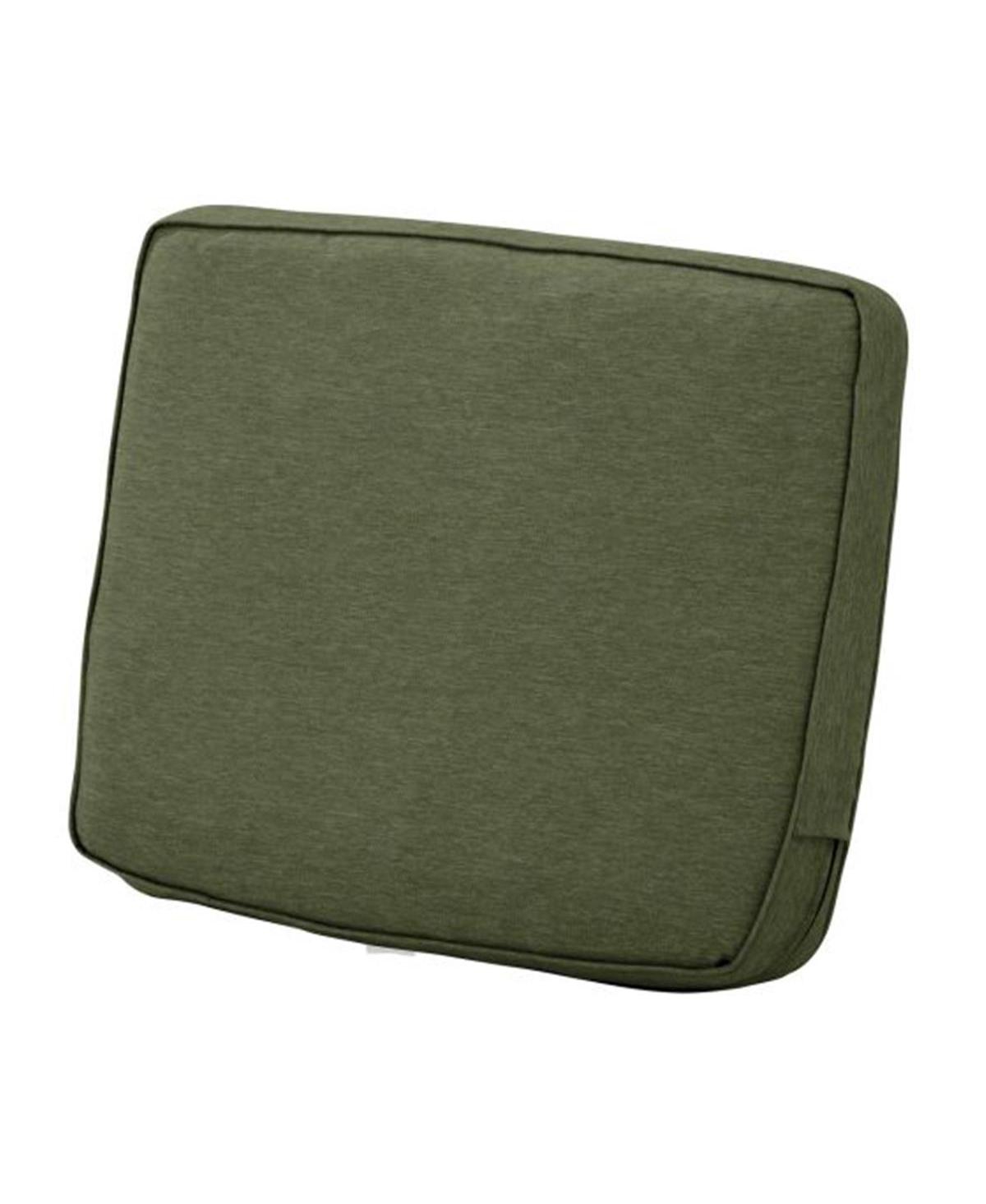 Classic Accessories Montlake FadeSafe Patio Lounge Back Cushion, Heather Fern- - Green