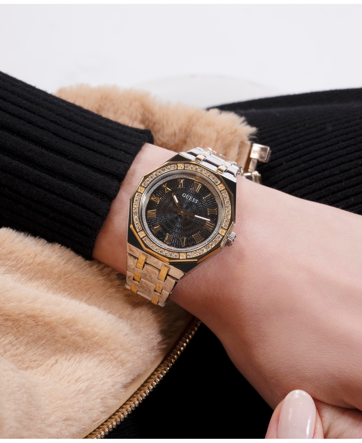 Guess Watches Mod. Gw0770l4 In Two Tone,multi