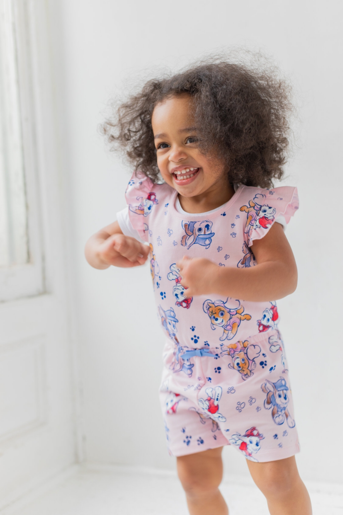 Paw Patrol Skye Chase Marshall Girls Sleeveless Romper Toddler