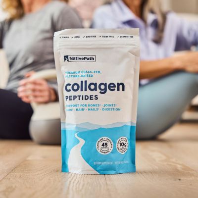 Collagen Peptides Protein - Hydrolyzed Type 1 & 3 Collagen Powder for Skin, Hair, Nails - 15.9 oz (45 Servings)