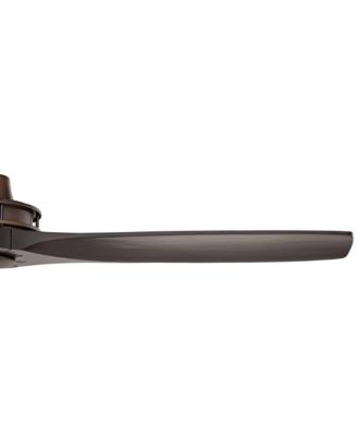 52" Rustic Farmhouse 3 Blade Indoor Ceiling Fan with Remote Control Oil Rubbed Bronze Matte Black Wood for Living Kitchen Bedroom Family