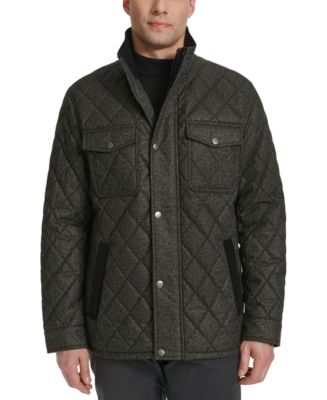 Cole Haan Men's Quilted Stand-Collar Jacket - Macy's