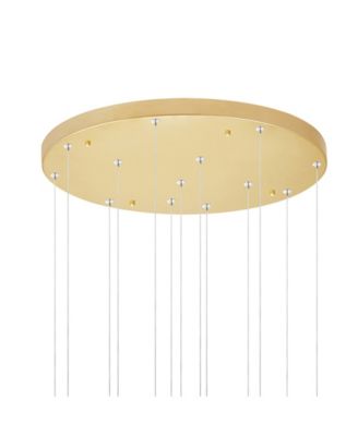 18" Metal Andes LED Multi Light Pendant