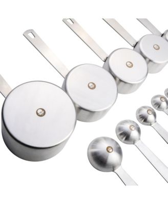 10-Piece Stainless Steel Measuring Cups & Spoon Set