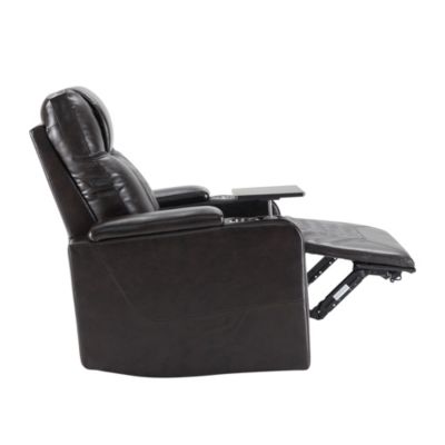 1 Pc  Upholstered Fabric  Power Motion, USB Charging, Arm Storage  Recliner Chair