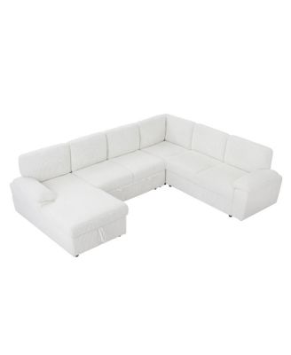 Modular Sectional Sleeper Sofa with free L/U shape