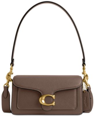 Polished Pebble Leather Mini Tabby Shoulder Bag 20