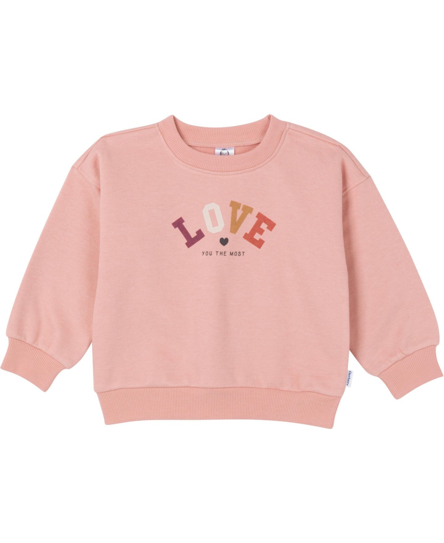 Комплекты Gerber Fleece Set, 2-Piece для девочек-малышей, цвет: Love — фото 2