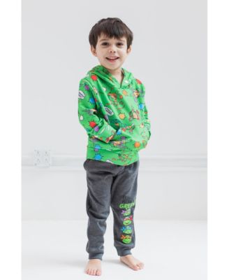 Boys Fleece Pullover Hoodie and Pants Outfit Set
