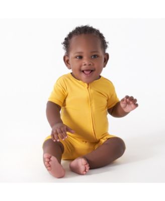 Baby Boys Buttery Soft Viscose Made from Eucalyptus Snug Fit Romper Pajamas