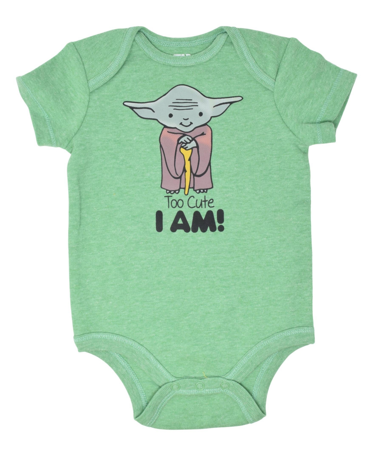Starwars Baby Boys Star Wars Chewbacca C-3PO R2-D2 Darth Vader Yoda 5 Pack Short Sleeve Bodysuits Newborn to
