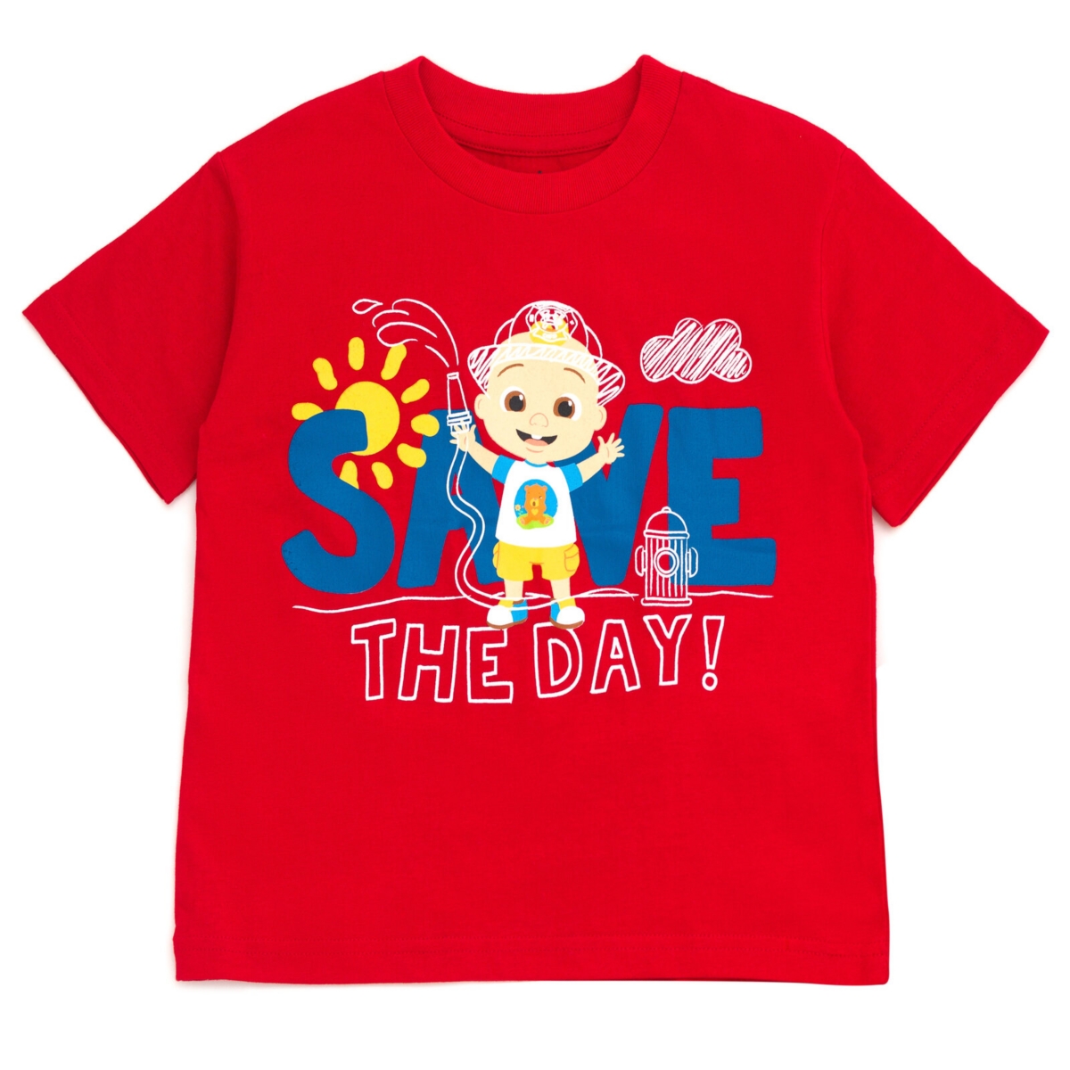 CoComelon Baby Boys Jj Cody T-Shirt and Mesh Shorts Outfit Set to -/ blue