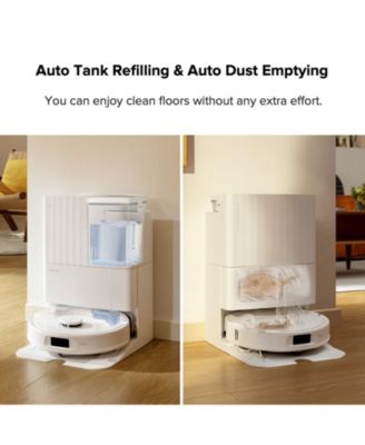 Qrevo Pro Robot Vacuum and Mop with FlexiArm Design Edge Mopping, Dynamic Hot Water Mop Washing and Auto Mop Drying, Intelligent Dirt Detection, 7,000 Pa Suction