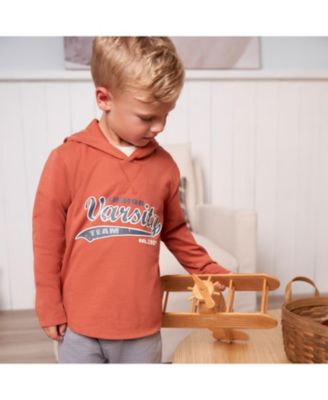 Toddler Boys Top, Hooded Long Sleeve and Joggers, 3-Piece Set